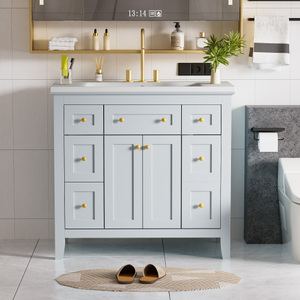Nueva innovación muebles de sala de estar baño vanidades gabinete baño con precio al por mayor otros muebles de baño - Product Image 5