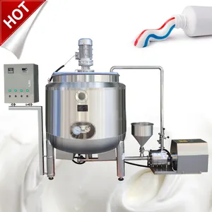 100l-500l Customized High Shear Homogenizer Stainless Steel Emulsifier Liquid Blending Mixing Tank For Milk