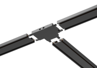 Prix usine DC48v Rail d'éclairage sur rail à LED magnétique monté en surface système d'éclairage sur rail magnétique Ultra mince de 6mm pour l'éclairage