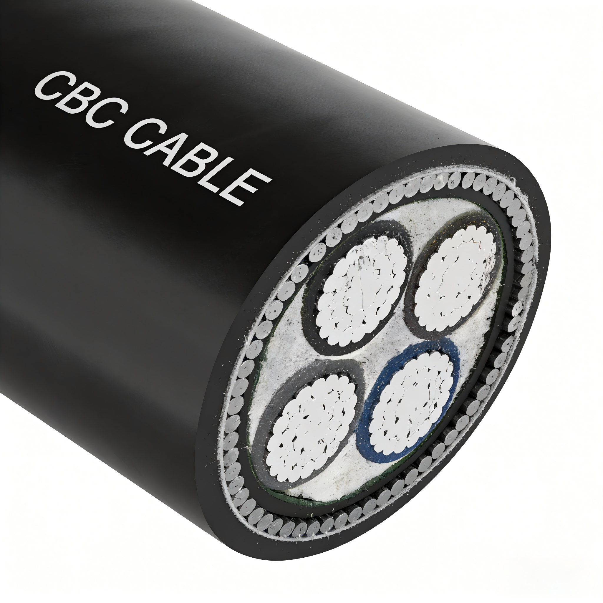 Armoured <strong>Cable</strong> <strong>4</strong> <strong>Core</strong> 25 Mm2 <strong>Cable</strong> 50mm 70mm 95mm 120mm 185mm 240mm Aluminum Conductor Underground PVC Insulated Power <strong>Cable</strong>