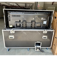 Flight case aluminium taille personnalisée Tv 32 50 55 pouces 65 "75" 80 100 pouces Flight case Plasma Tv pour Lcd Tv
