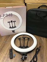 18 İnç 45cm Renk Değiştiren LED Halka Işık Parlaklık Kontrolü Ayarlanabilir Renk Sıcaklığı Taşınabilir Katlanabilir Tasarım 2.1m Tripod