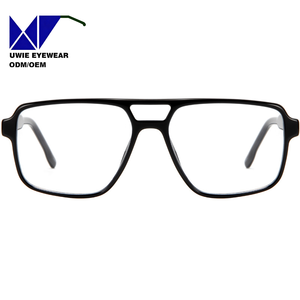 Gafas de Sol Unisex Rectangulares con Protección Anti Luz Azul, Monturas de Acetato con Estampado Animal para Rostro Diamante, Nueva Moda <span class=keywords><strong>2023</strong></span> - Product Image 1