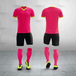 Uniformes de Fútbol Personalizados de Alta Calidad para Hombres, Adultos y Niños, Conjuntos de Camisetas de Manga Corta, 100% Poliéster, Color Personalizado - Product Image 4