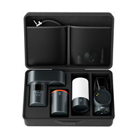 BAYU Kit intelligent 6-en-1 pour voiture : Nettoyeur, Gonfleur de pneus, Aspirateur, Lampes de poche, Batteries externes 150 PSI pour voiture