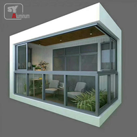 Porte pliante en aluminium à double vitrage, design accordéon pour villa, balcon, cuisine