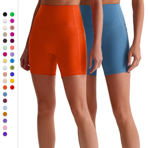 2056 taille haute séchage rapide respirant bout à bout Shorts Sexy Fitness course <span class=keywords><strong>sport</strong></span> cyclisme Yoga Shorts - Product Image 1