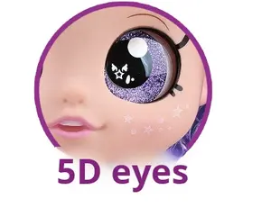 K-POP Witcher ragazze grasso ragazzo 5D occhio figura musicale in vinile Mini blu tigre 5D occhio musicale in PVC figurina Mini tigre Unisex - Product Image 5