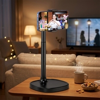 Support de téléphone pliable ergonomique X66 en métal, support de tablette rotatif à 360 degrés, support de bureau réglable en hauteur avec refroidissement pour bureau