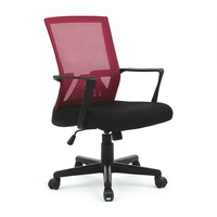 Chaise de bureau pivotante réglable en nylon pour le gaming, accessoires de chaise de bureau, vente en gros, mobilier de direction personnalisé en maille pour ordinateur