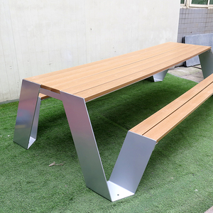 Nhà Máy Tùy Chỉnh Ngoài Trời Dã Ngoại Bảng Ngoài Trời Kim Loại Gỗ Patio Đồ Nội Thất Sân Vườn Bên Ngoài Ngoài Trời Dã Ngoại Bảng Và Băng Ghế Dự Bị - Product Image 6