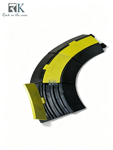 Wholesale Outdoor Floor Rubber Cable Ramp <b>Long</b> Service Life Non <b>Slip</b> Cable Protector Ramp - Product Image 1