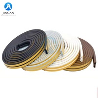 Bande d'étanchéité en mousse EPDM autocollante de type D, insonorisante, pour fenêtres et portes, pour une meilleure isolation et une meilleure protection contre les intempéries
