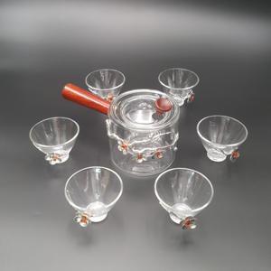 Squisito Bicchiere di Tè Nero <span class=keywords><strong>Teiera</strong></span> Set di Tre-in-one <span class=keywords><strong>Teiera</strong></span> <span class=keywords><strong>Con</strong></span> <span class=keywords><strong>Infusore</strong></span> Lato Maniglia <span class=keywords><strong>Teiera</strong></span> - Product Image 5