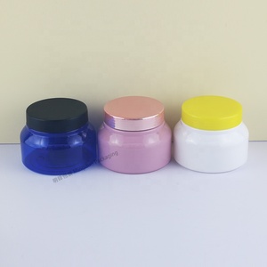 ขวด PET ทรงกลมขนาด 250 มล. <span class=keywords><strong>ส</strong></span>ำหรับบรรจุวา<span class=keywords><strong>ส</strong></span><span class=keywords><strong>ลี</strong></span><span class=keywords><strong>น</strong></span> ฝา<span class=keywords><strong>ส</strong></span>ีทอง  บรรจุภัณฑ์เครื่องสำอางเปล่าแบบพิเศษสำหรับครีมขัดผิว <span class=keywords><strong>ส</strong></span>ีชมพู ขาว ฟ้า-250 กรัม - Product Image 4