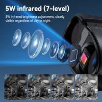 Inskam 345 Nouveau 1080P Caméra numérique de vision nocturne IR pour la chasse avec zoom 10X, lunette et accessoires en option, arrivée
