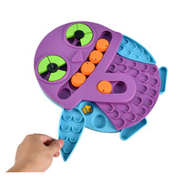 Bol à nourriture pour chien en forme de hibou, jouet à renifler, puzzle, IQ, boule à nourriture pour chat, jouet d'intelligence pour animaux de compagnie, assiette à nourriture lente