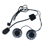 Vente directe d'usine, microphone souple/rigide/2 en 1 pour casque de moto, interphone pour casque de moto
