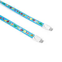 Cadeaux d'entreprise personnalisés avec logo, cordon 2 en 1, câble de charge rapide USB C vers Type C 60W