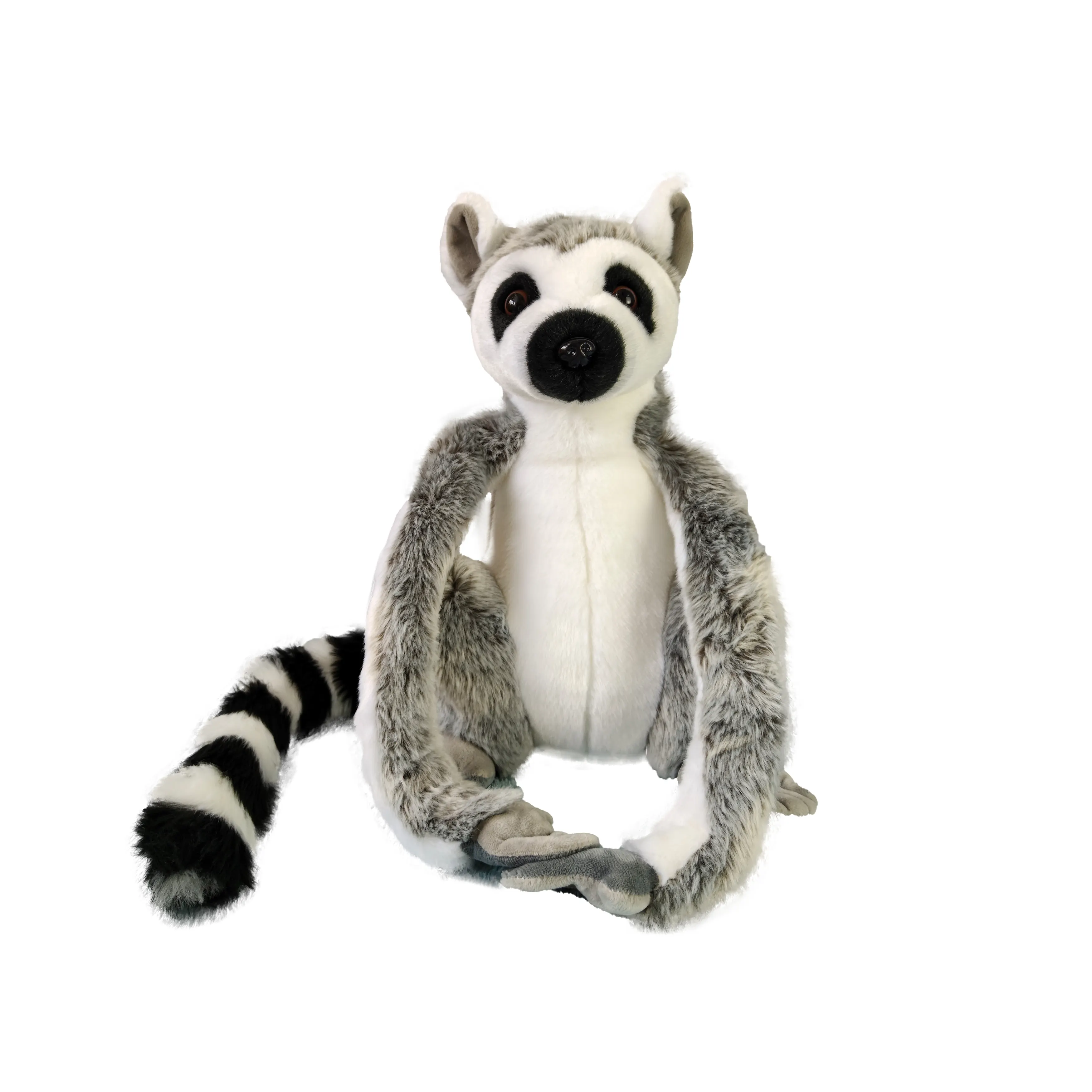 Ring Tailed Lemur Plush Stuffed Animal Realistic Monkey Soft Toys Gifts For Kids