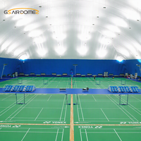 Kubah Olahraga Berpenyangga Udara untuk Segala Cuaca dengan Struktur Membran Udara Terisolasi untuk Permainan Tenis dan Pickleball Sepanjang Tahun