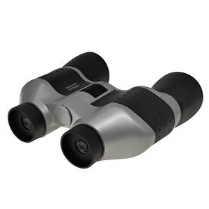 Binoculares Plateados con Centro Negro 10x50 para Observación de Aves - Product Image 4
