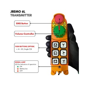 Télécommande radio industrielle avec potentiomètre pour camions-échelles et ferme intelligente, AC/DC, JEICO JREMO 6L Fabriqué en Corée - Product Image 3