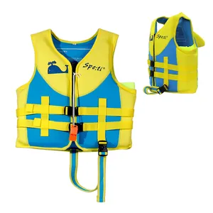 새로운 디자인 웨이크 보딩 어린이 네오프렌 수영복 조끼 수영 인명 구조 재킷