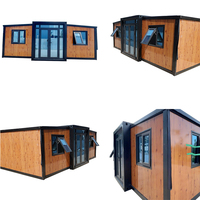 Petite cabane préfabriquée portable, maison mobile écologique pour site de glamping et projets communautaires de vacances