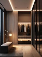 Armoire pleine hauteur à forte capacité de charge, quincaillerie silencieuse, métal antirouille, grand rangement pour linge, idéale pour les grandes familles et les chambres parentales spacieuses