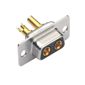 Conector Recto Hembra D-<span class=keywords><strong>SUB</strong></span> 2W2 de Alta Corriente 20A Tipo <span class=keywords><strong>Copa</strong></span> de Soldadura para Ensamblaje de Cables - Product Image 3