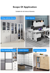 45 Mm Đệm Thép Không Gỉ 304 Ngăn Kéo Trượt Kính Thiên Văn Đường Ray Thủy Lực Undermount Mềm Đóng Ngăn Kéo Trượt - Product Image 6