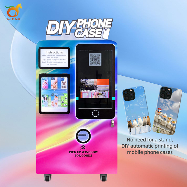 Red Rabbit Smart Self Service Phone case Printing Vending Machine Custom Phone case Maker Mobile Phone Case Printing Machine