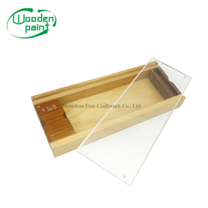 Acrylic tre lưu trữ hộp hiển thị trong suốt thông bằng gỗ ngày hộp ramadan hạt Maple Hộp sô cô la Món quà sáng tạo - Product Image 4