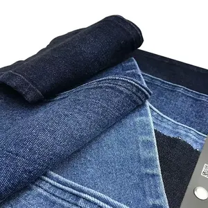 Tecidos retardadores de fogo de tecido, 8-10oz preto/azul/indigo, pano de algodão, spandex fr arc flash, para calças de brim, atacado