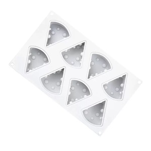 8 trous Fromage Silicone Mousse Moule Crème Glacée Gâteau Moule Chocolat DIY Moule - Product Image 2