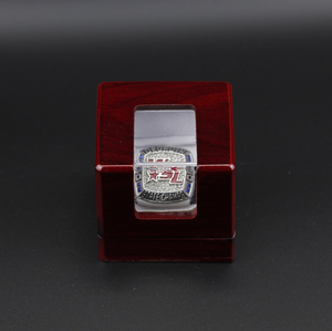 Con finestra in acrilico trasparente Hockey calcio basket Baseball campioni anello di visualizzazione scatola di legno - Product Image 3