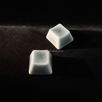 WASD Mekanik Klavye için Premium Gri Çatlak Sırlı Seramik Tuş Başlığı OEM Profili Özel Artisan