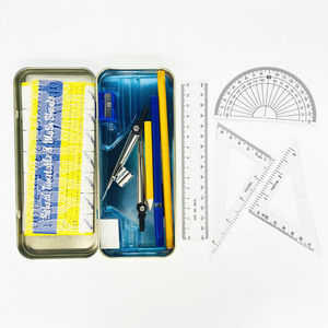 Trousse de Géométrie Métallique Oxford de Luxe 14 Pièces pour Élèves du Collège - Product Image 6