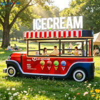 Mini camion de restauration électrique portable pour café, crème glacée, thé boba, boissons et aliments