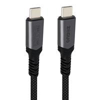Câble Thunderbolt 5 3,3 pieds, 80 Gbps haute vitesse, PD 240 W, charge rapide 48/5 A, prend en charge 16K/60Hz, 8K/165Hz, 4K/540Hz pour téléphones