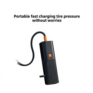 Compresseur d'air portable pour voiture, <span class=keywords><strong>gonfleur</strong></span> de pneus <span class=keywords><strong>universel</strong></span> rapide pour voitures, SUV, véhicules électriques 12V avec manomètre - Product Image 2