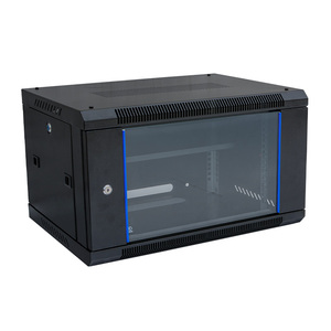 Armoire de serveur IT murale Saip 4U 6U 9U 12U 15U 18U pour équipement de réseau et de centre de données avec système de refroidissement par ventilateur - Product Image 3