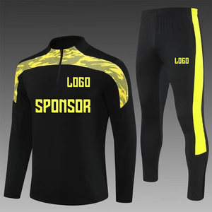 Nuovi Set Sportivi da Calcio per Bambini Personalizzati Stampati All'Ingrosso 100% Poliestere Vestibilità Slim Leggeri Asciugatura Rapida Lunghi XXL - Product Image 1