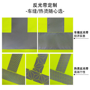 Camiseta Polo Reflectante de Alta Visibilidad, Amarillo Fluorescente, Talla 242, Uniforme de Control de Tráfico, Personalizable OEM ODM - Product Image 4