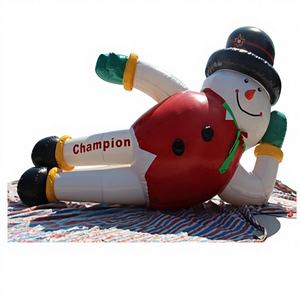 ซานตาคลอสเป่าลมพร้อมพิมพ์ลายดิจิทัลและปั๊มลมไฟฟ้า สูงกว่า 12 ฟุต สำหรับงานโฆษณาและกิจกรรมสำคัญ - Product Image 1