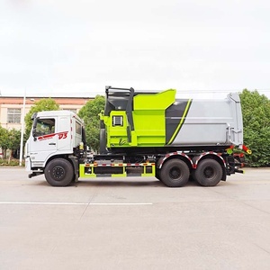 Camión Contenedor de Basura Dongfeng 6X4 de Alto Rendimiento para Operaciones Inteligentes de Recolección y Reciclaje de Residuos - Product Image 3