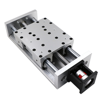 Plataforma Lineal con Capacidad de Carga de 80 kg, Motor de Tornillo de Bolas, Rodamiento, 2 Rieles de Guía Lineal, 4 Bloques, CNC YR-SBRS140K