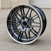 Nouvelles jantes en alliage d'aluminium forgé à double rayon, 20-22 pouces, finition brossée, style JDM Tuner