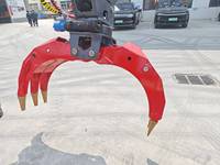 Grappin hydraulique en acier haute résistance pour grue, pour bois et pierres